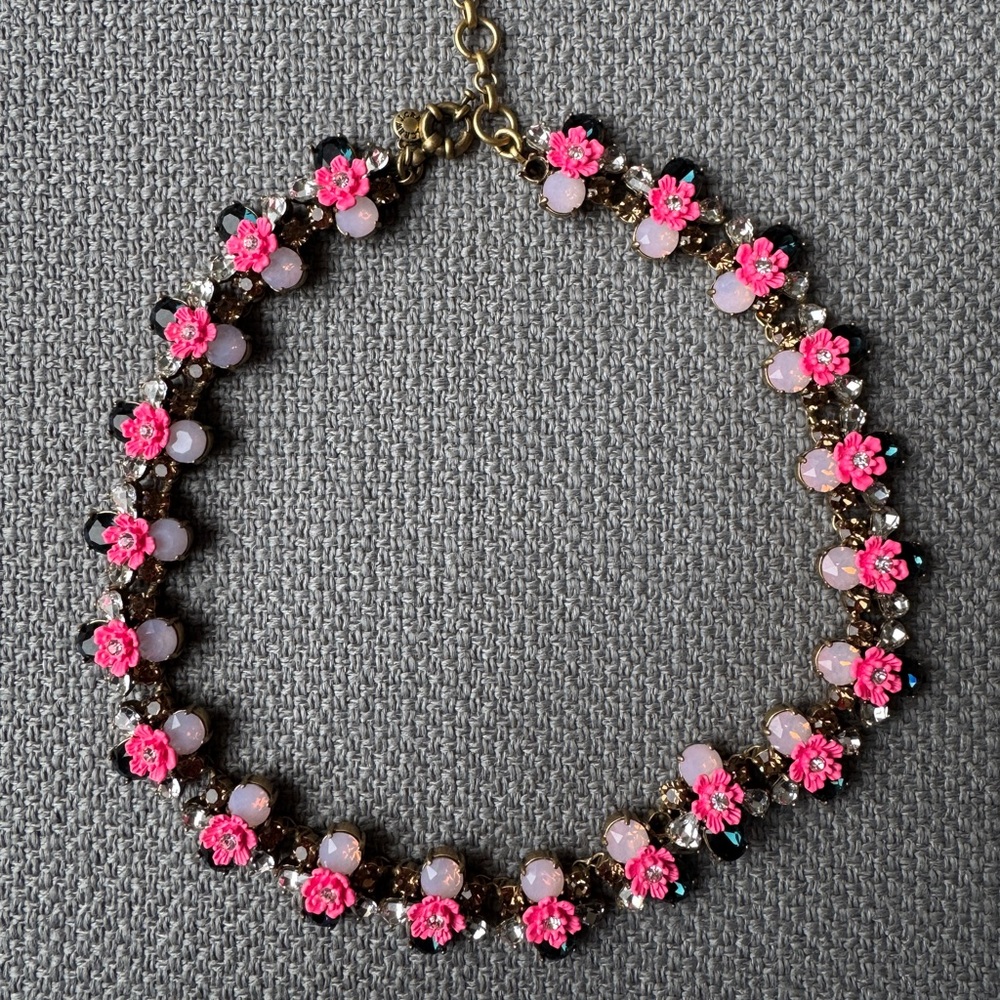 J.Crew Crystal Necklace | Elegant Statement Piece